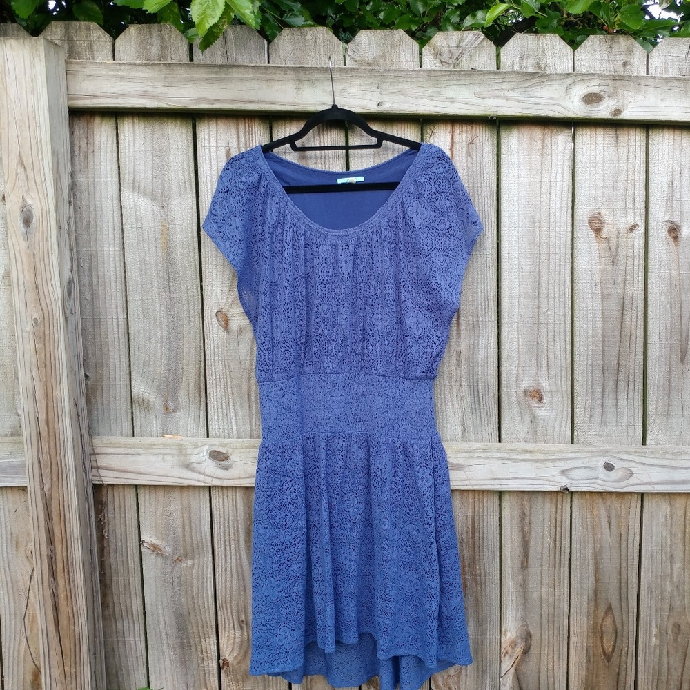 Leifnotes for Anthro Blue Lace Dress